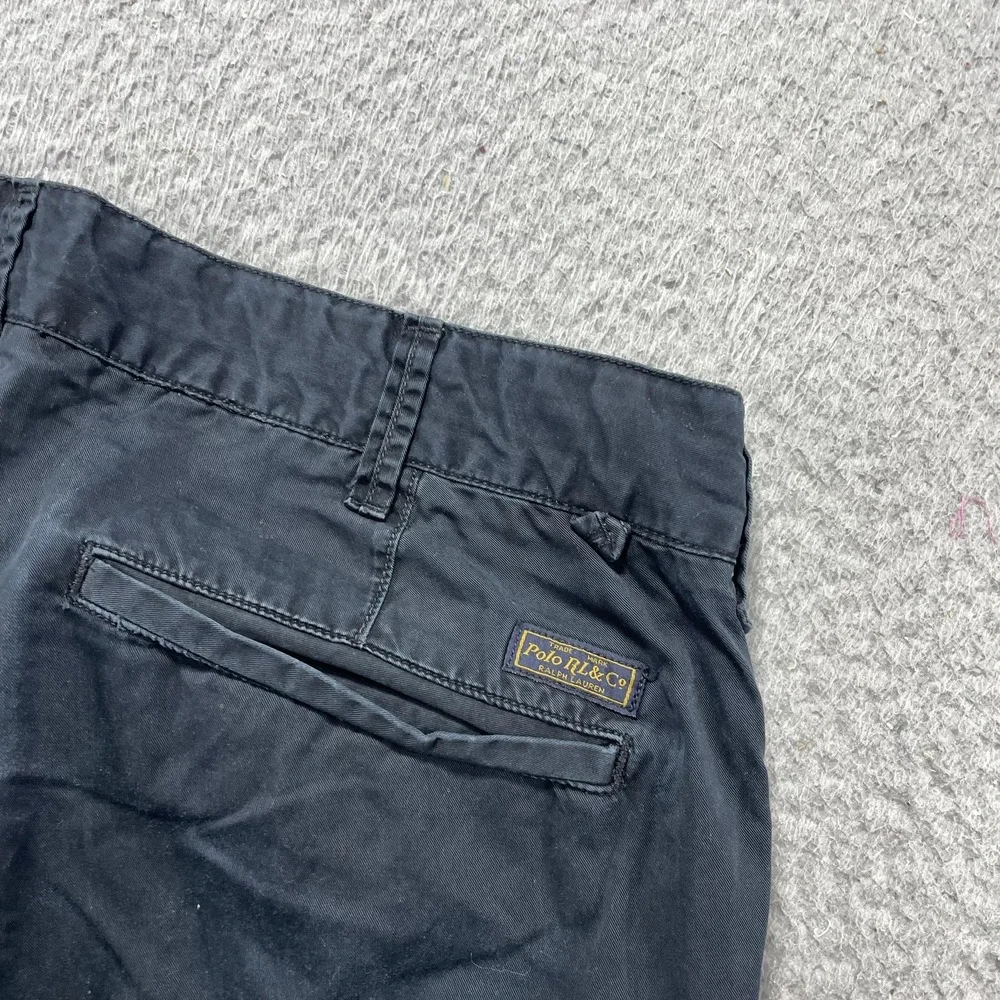 Polo Ralph Lauren Pants Mens 32x32 Black Chino Jogger Elastic Cuff Casual